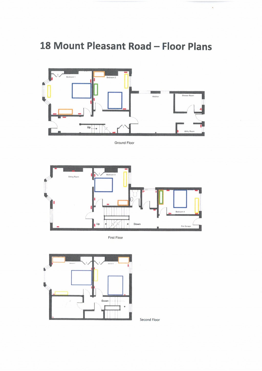 Mount Pleasant Road, Exeter, 6 bedroom, Town House