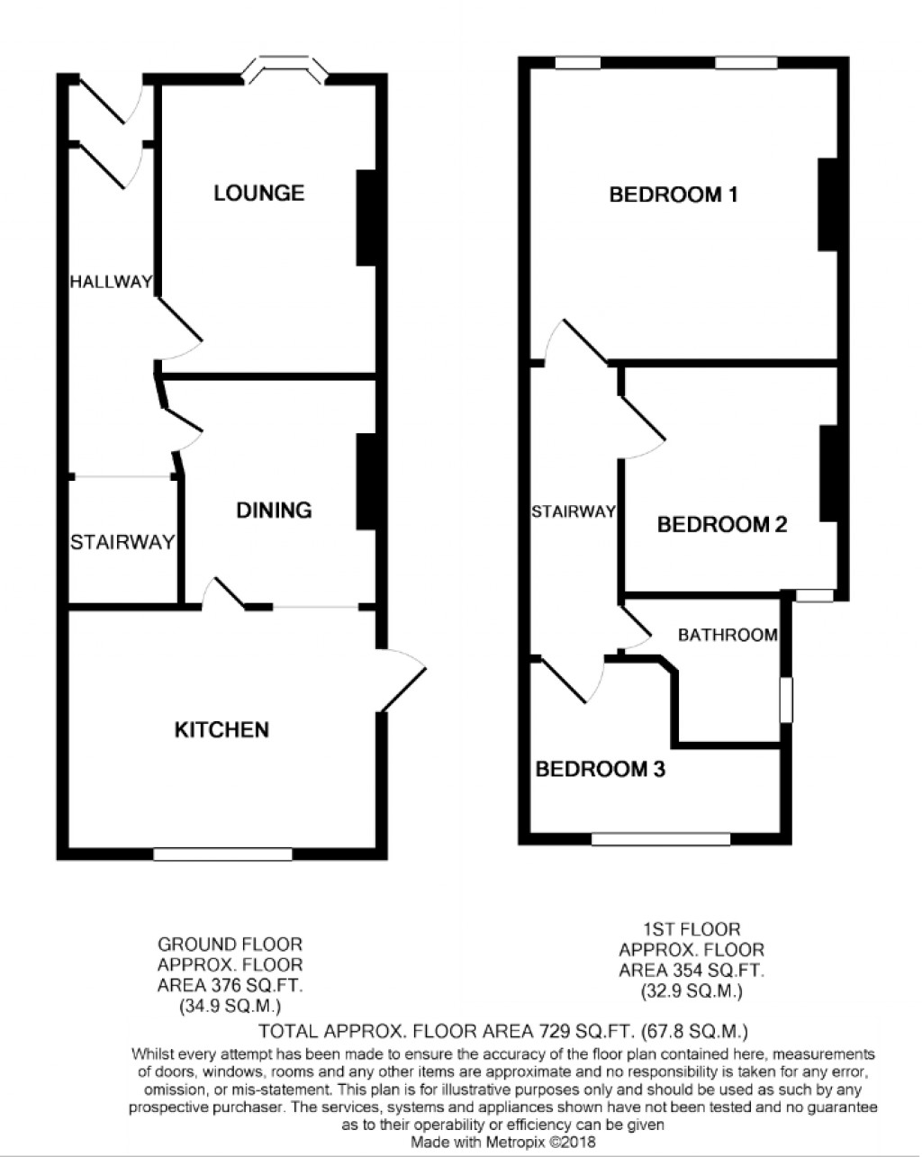 Floorplans For East Wonford Hill, Exeter