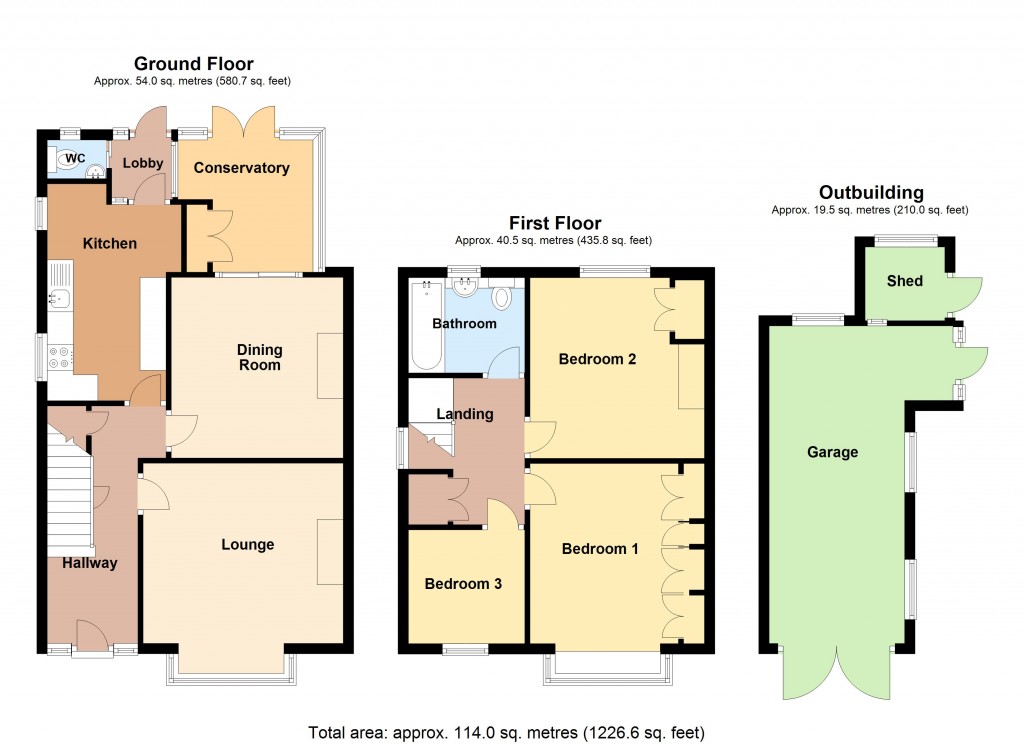 Floorplans For Chard Road, Heavitree, Exeter