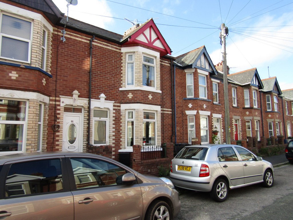 Shaftesbury Road, Exeter, 3 bedroom, Terraced