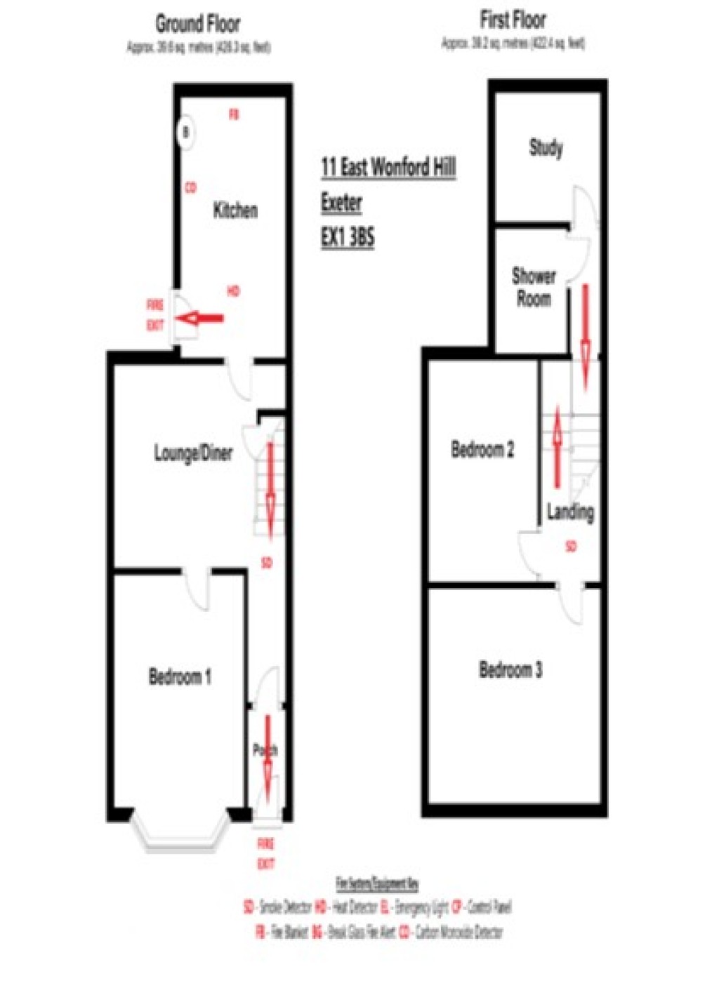 Floorplans For East Wonford Hill, Heavitree, Exeter