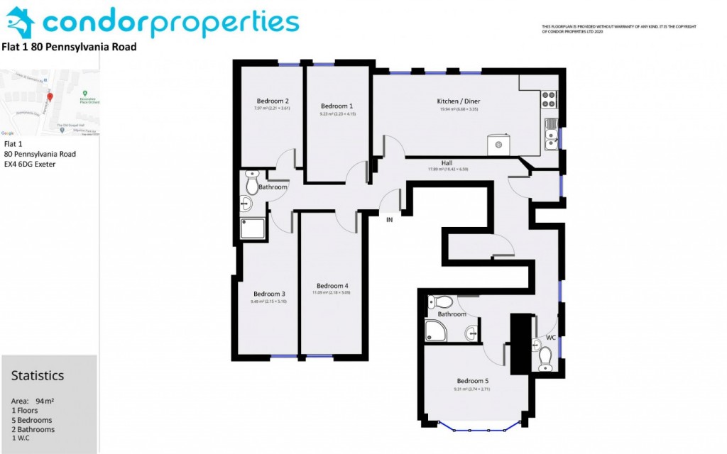 Images for Kilmorie Flat 1 80 Pennsylvania Road, Exeter