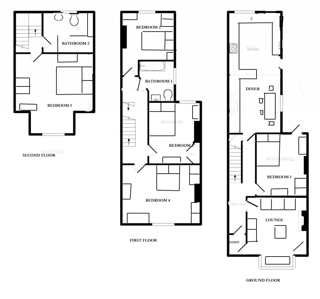 Floorplans For Waverley Avenue, Exeter