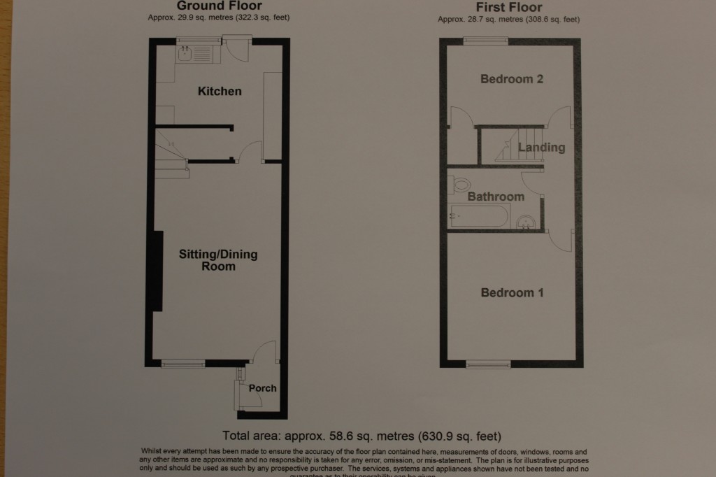 Floorplans For Perth Close, Exeter