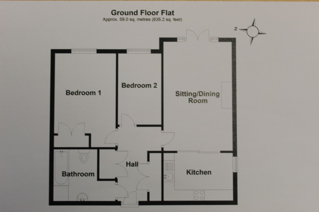 Floorplans For Butts Road, Exeter