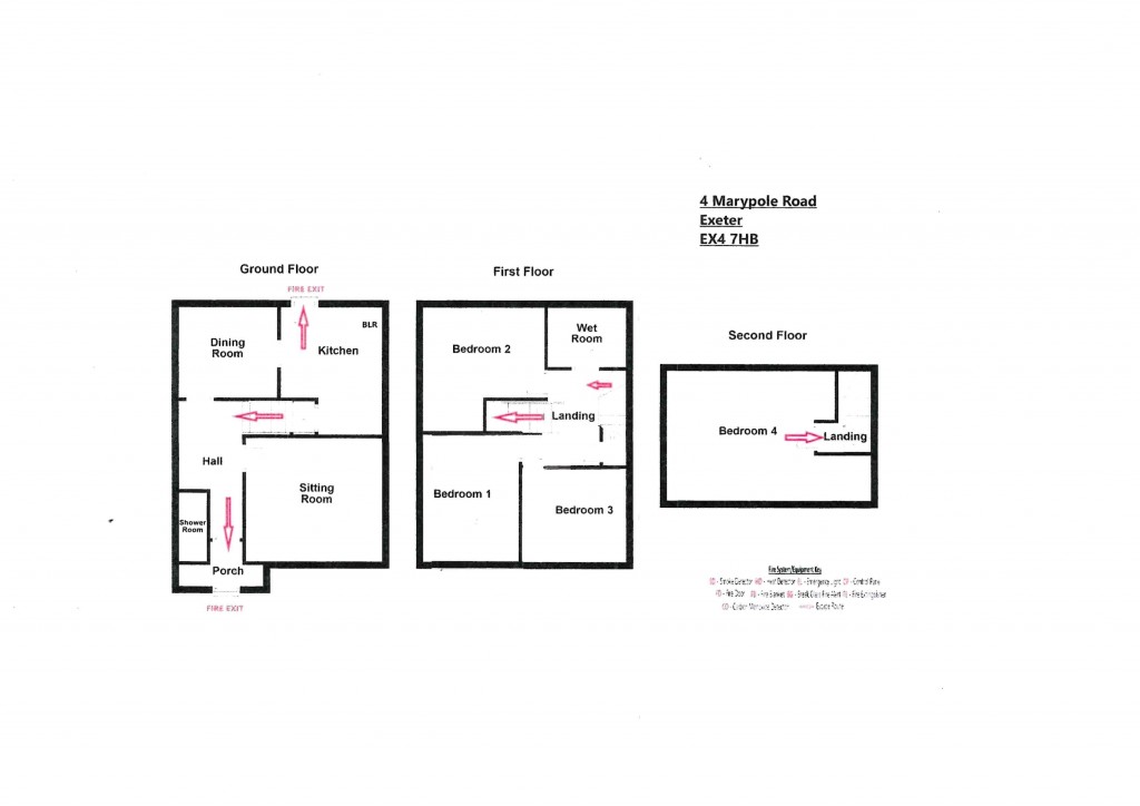 Floorplans For Marypole Road, Exeter