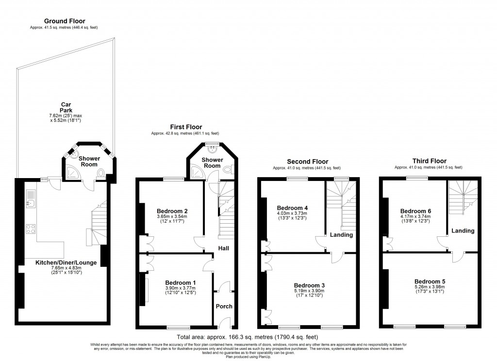 Floorplans For Heavitree Road, Exeter