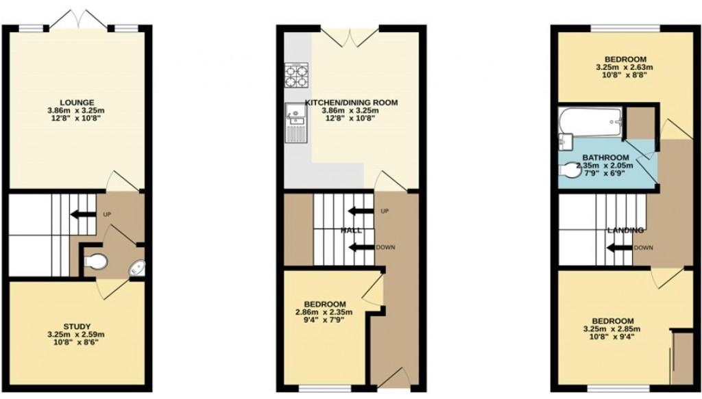 Floorplans For St Leonards, Exeter