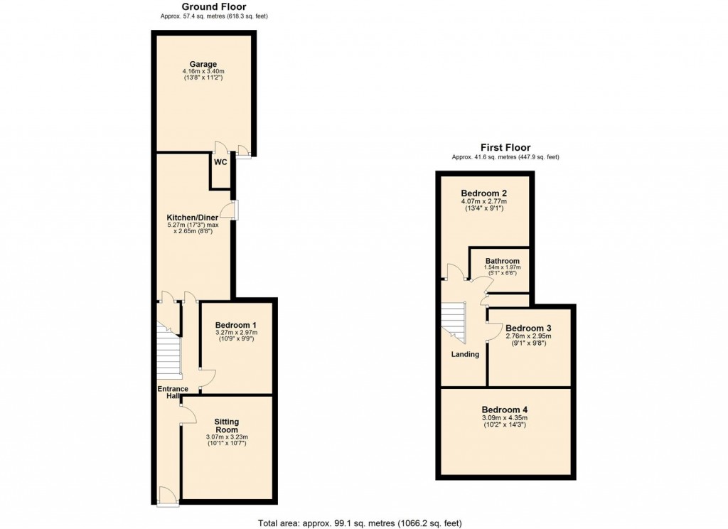 Floorplans For Wrentham Estate, Old Tiverton Road, Exeter